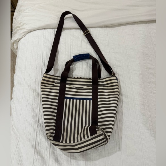 Henri Bendel Striped Canvas Medium Tote / Crossbody – RARE & Discontinued - Picture 5 of 11